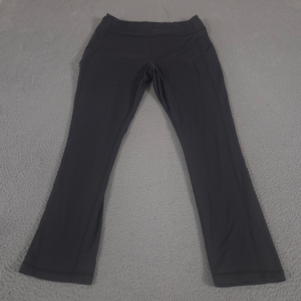 Duluth Trading Co Pants Womens L 31 Black NoGA Classic Slim Leg Supplex Nylon